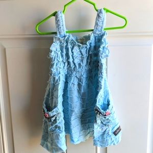 Matilda Jane Light Blue Ruffle Dress